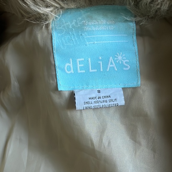 Vintage Hand Painted Fur Lined Trench Coat - Picture 6 of 10